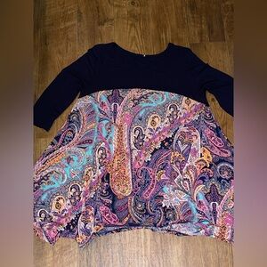 Paisley Print Women's Tunic